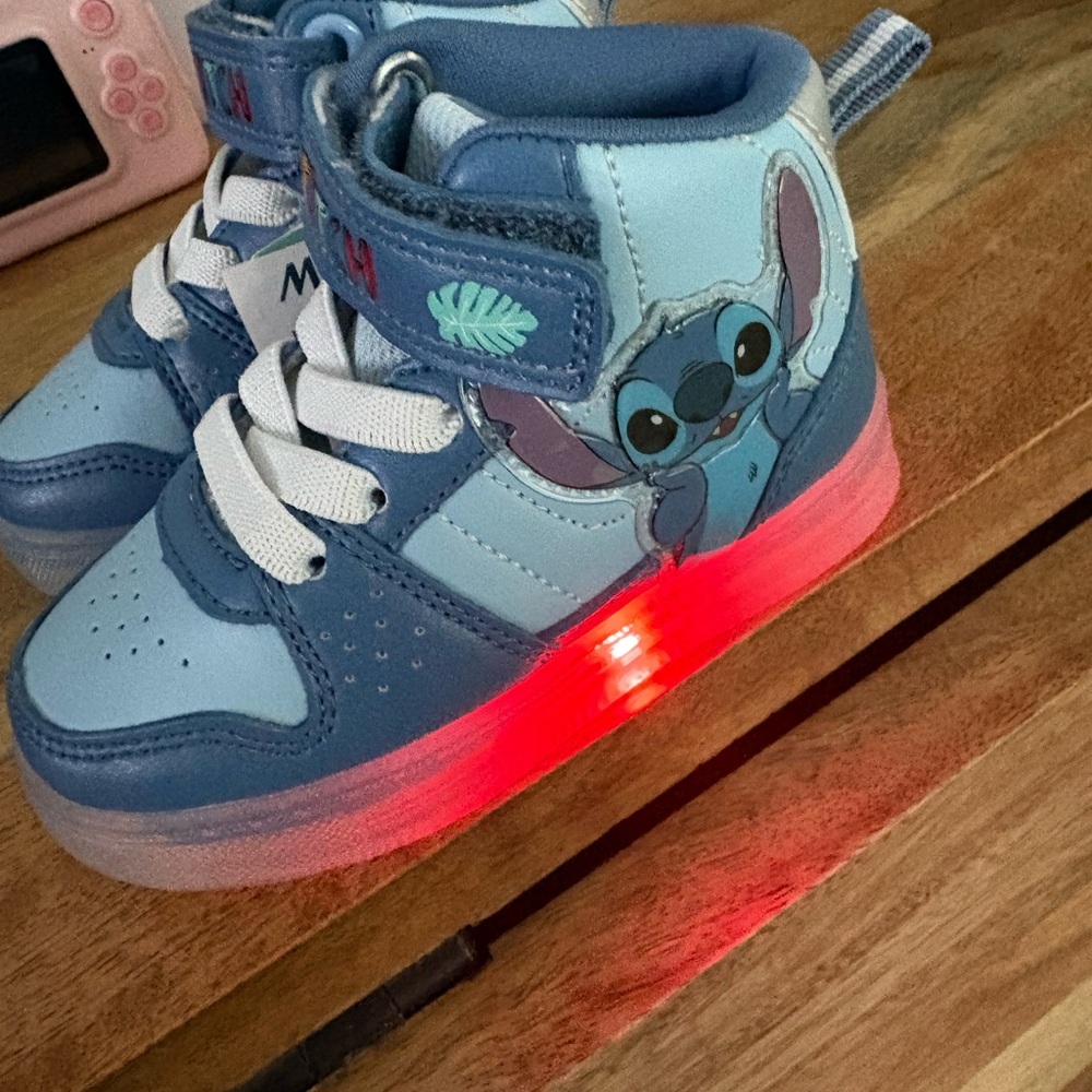 Toddler lilo and stitch Blue Light-Up Shoes